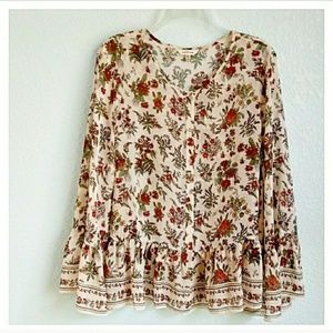 MAX STUDIO | Boho Wildflower Bell Sleeve B…